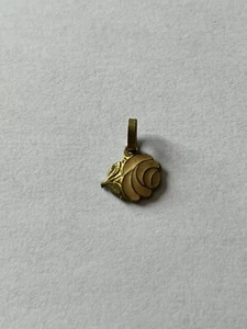 Schmuck Anhänger antik Rose Blume (L39) - Bild 1 von 3