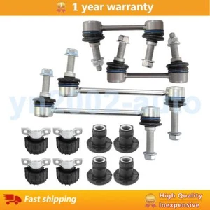 12X Front Stabilizer Sway Bar Link & Bushing Set For Benz W164 ML GL350 450 550 - Foto 1 di 14