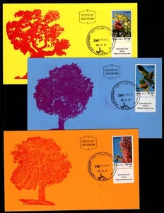 Israel 798-800 Trees of the Holy Land Simon's Maximum Maxi Card 1981 - Picture 1 of 1