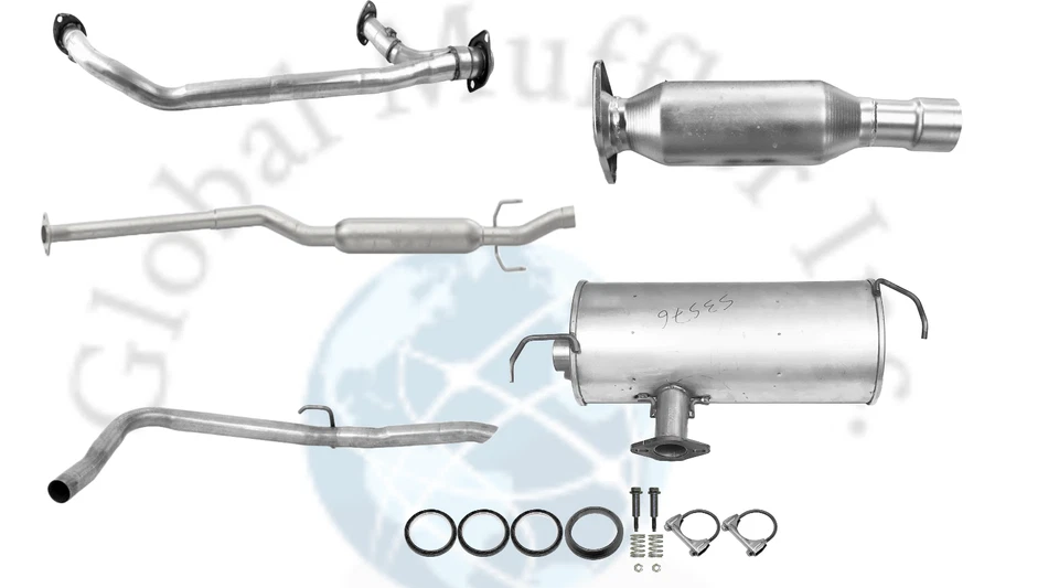 Se adapta a: Toyota Sienna 2007 a 2010 3,5 L tracción delantera tubo en Y, res, gato y silenciador con tubo Foto 1 de 1