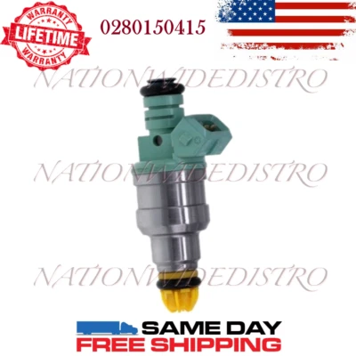 1x Inyector de combustible Bosch OEM para BMW 525i 1991-1995 2,5 L I6 0280150415 Foto 1 de 4