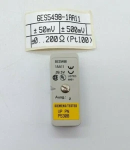 Siemens 6ES5498-1AA11 Measuring Range Module - Picture 1 of 3
