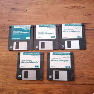 3.5 Floppy Disk Super Solvers Gizmos and Gadgets The Learning Company PC Game - Picture 1 of 2