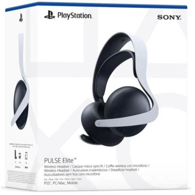 SONY PULSE ELITE PLAYSTATION 5 CUFFIE WIRELESS CON MICROFONO PS5 HEADSET (WHITE) - Immagine 1 di 4