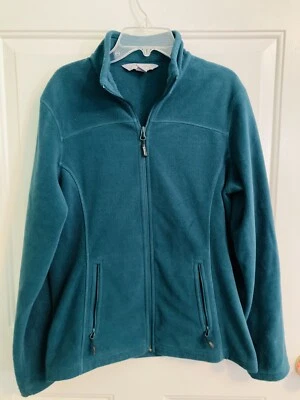 Gander Mountain Guide Series Mujer Pequeña 1/4 Cremallera Pullover Polar Chaqueta Azul Foto 1 de 4