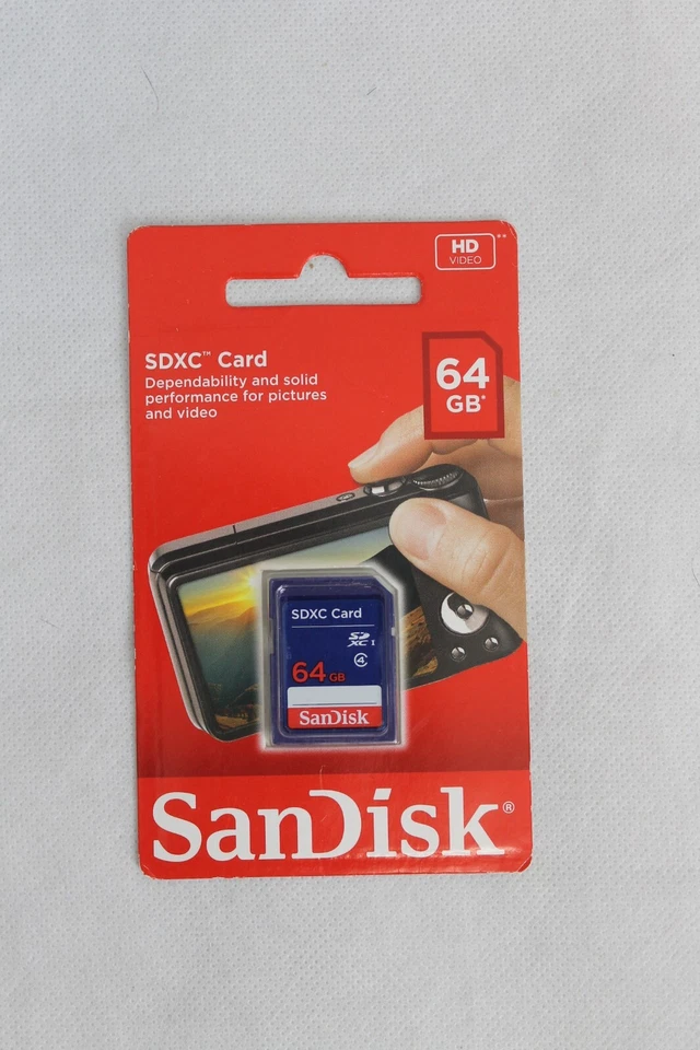 SanDisk 64 GB SDXC Karte (SDSDB-064G-B35) - Bild 1 von 1