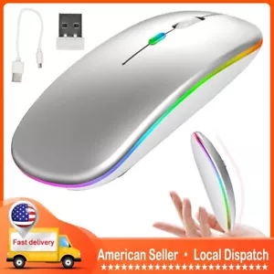 2.4GHz Wireless USB Optical Gaming Mouse Mice for PC Laptop Computer Desktop - Picture 1 of 17