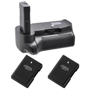 Pro Series Battery Grip for Nikon D3200/D3300 + 2x EN-EL14 Li-Ion Battery - Picture 1 of 3