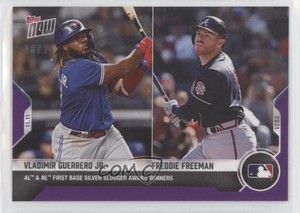 2021 Topps Now Off-Season Purple /25 Vladimir Guerrero Jr Freddie Freeman #OS-27