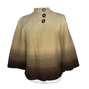 Giacca maglione Jones New York Signature taglia P/L 100% cotone ombreggiato beige marrone - Foto 1 di 10