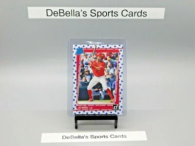 Jo Adell 2021 Donruss Independence Day Rated Rookie RC #33 Los Angeles Angels  - Image 1 of 2