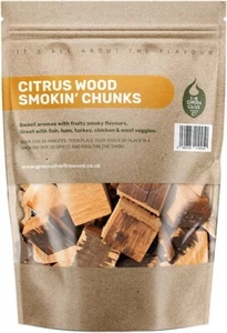 Green Olive Firewood FCTCC3 Citrus Smokin' Chunks, Natural - Picture 1 of 1