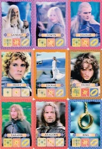 JUEGO DE 16 TARJETAS LENTICULARES LORD OF THE RINGS THE TWO TORRES PELÍCULA KELLOGGS BASE - Imagen 1 de 2