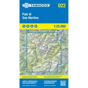 Italy Alps Pale di San Martino walking hiking skiing cycling map 022 1:25K - Picture 1 of 6