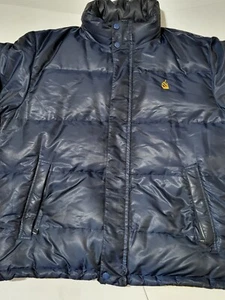 (#C) Chaqueta con Capucha Vintage Nautica Reversible Plumas Cremallera Completa Para Hombre XXL - Imagen 1 de 8