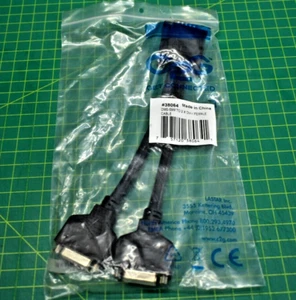 C2G - DMS-59M to 2x DVI-I Female - Y Splitter Cable # 38064 - Picture 1 of 5