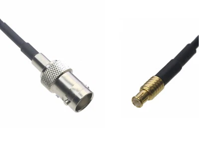 BNC Female to MCX Male RF Coaxial Cable For Ham Radio GPS Antenna WIFI 0.5~15FT - Image 1 of 3