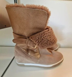 Marc Cain exklusive Boots Stiefeletten Winterstiefel NP 399, Gr. 39 NEU Lammfell - Bild 1 von 7