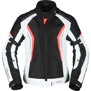Modeka Khao Air Lady Size 44 Ladies Motorcycle Waterproof Jacket Black-Grey-Red - Picture 1 of 4