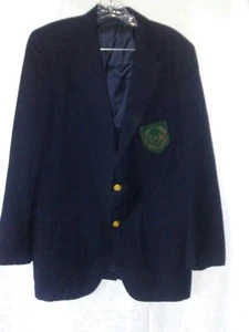 Bells Traditionals Ltd blu navy taglia 41R? Cappotto sportivo 3 bottoni ottone YH mazza da golf - Foto 1 di 9