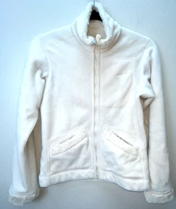 Giacca reversibile Patagonia donna vintage panna pile profondo pile taglia XS - Foto 1 di 19