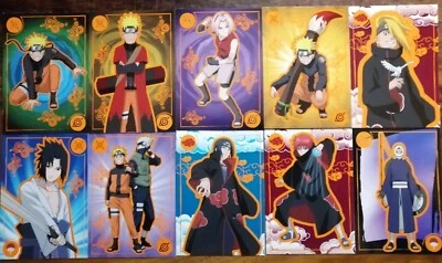 Naruto Hokage Panini Parallèle Orange x 13 Lot - Photo 1/2