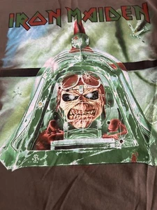 CAMISETA ALTA IRON MAIDEN ASES NUEVA XL BOOK OF SOULS TOUR ORIGINAL DE LA BANDA - Imagen 1 de 6