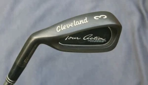 Black Left Hand Cleveland TA-5 # 3 Iron Stiff Flex Steel TA5 - Picture 1 of 3