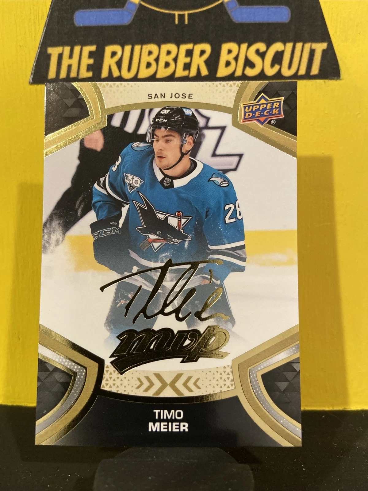 2021-22 TIMO MEIER SAN JOSE SHARKS NHL Upper Deck MVP GOLD SCRIPT #139🔥🔥