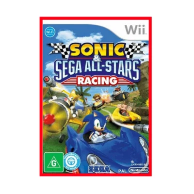 Sonic & Sega All-Stars Racing Nintendo Wii / Wii U PAL Game Complete Multiplayer - Image 1 of 4