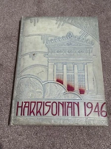 VTG 1946 Harrison High School Yearbook Chicago, Illinois Genealogy Use - Picture 1 of 17
