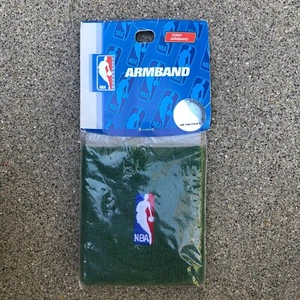 Pulsera de colección 2006 NBA Sweatband brazo verde tela de rizo verde nueva - Imagen 1 de 6