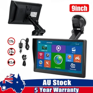 9'' Inch Portable Truck Car GPS Navigation Lifetime Free AU Map Updates AUS - Picture 1 of 20
