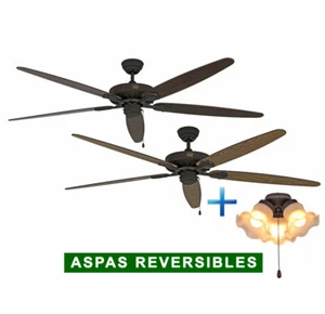 Ventilatore a soffitto con luce CasaFan 518013 CLASSIC ROYAL 180 noce o rovere - Foto 1 di 5