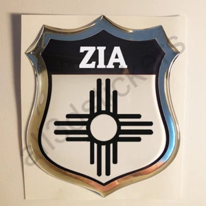 Zia Native American Sun Sticker Emblem 3D Resin Domed Gel Flag Car Decal Symbol - Bild 1 von 1