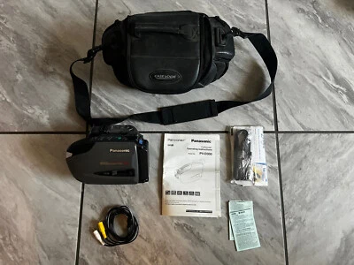 Panasonic Palmcorder PV-D300D VHS-C Camcorder Untested - Image 1 of 4
