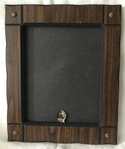 Vintage YANKEE PLAK RUSTIC PICTURE PHOTO FRAME Decorative 13" x 10.5" Primitive - Picture 1 of 13