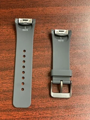 Correa de repuesto para reloj inteligente Samsung Gear S2 OEM original correa de reloj pequeña gris Foto 1 de 4