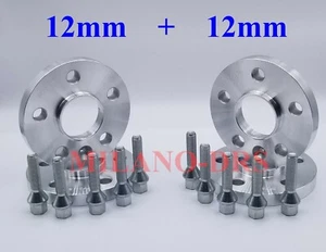 KIT 4 DISTANZIALI RUOTA 12+12mm SKODA FABIA - KAMIQ - SCALA + BULLONI - Imagen 1 de 1