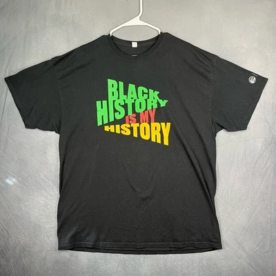 Black History Is My History Shirt 2XL Golden State Warriors Promotional EE-01 - Image 1 of 4