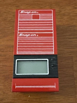 Vintage SNAP-ON-TOOLS CAIXA DE FERRAMENTAS RELÓGIO PESO PAPEL 3" DE ALTURA - Imagem 1 de 4