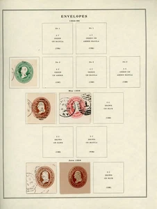 U.S. POSTAL STATIONERY Scott Specialty Album Page Lot #13 - SEE SCAN - $$$ - Picture 1 of 1