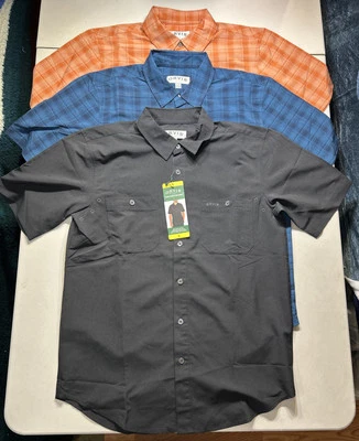LOT OF 3 Orvis Men’s Short Sleeve Woven Tech Shirt | NWT Size S - Image 1 of 4
