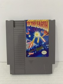 To the Earth (1990) Nintendo Entertainment System NES Authentic Cleaned & Tested