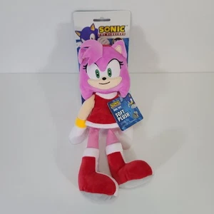 Sonic the Hedgehog 10" Amy Rose Soft Plush Dog Pet Toy Crinkle & Squeakers - Picture 1 of 4