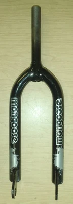 MONGOOSE BLACK/SILVER 20" BMX BICYCLE FORK PARTS 663 - Image 1 of 4