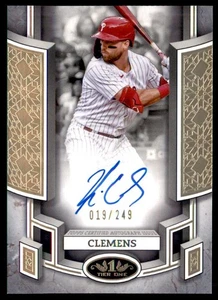 2024 Topps Tier One Auto /249 Kody Clemens Rookie Auto Philadelphia Phillies - Bild 1 von 2