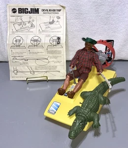 Vintage Big Jim Mattel Jeff Figur & Devil River Trip Set - KOMPLETT - Bild 1 von 17