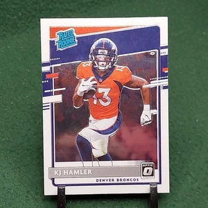 KJ Hamler 2020 Donruss Optic Rated Rookie RC #170 Denver Broncos - Picture 1 of 6