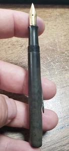 Vintage Watermans Ideal Fountain Pen "NO CAP" 14k Gold Nib Flexible Fine  - Picture 1 of 9